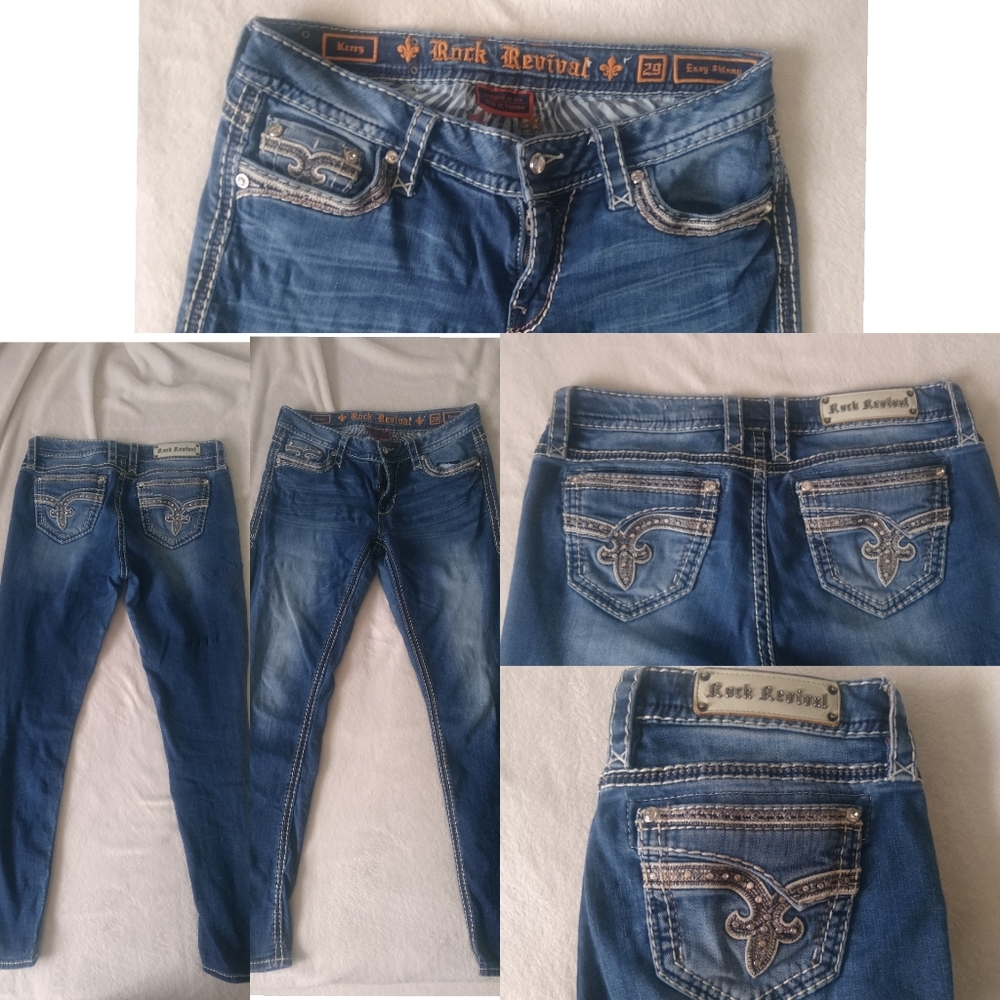 Women's rock revival jeans